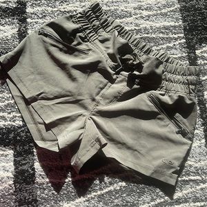 Olive green shorts